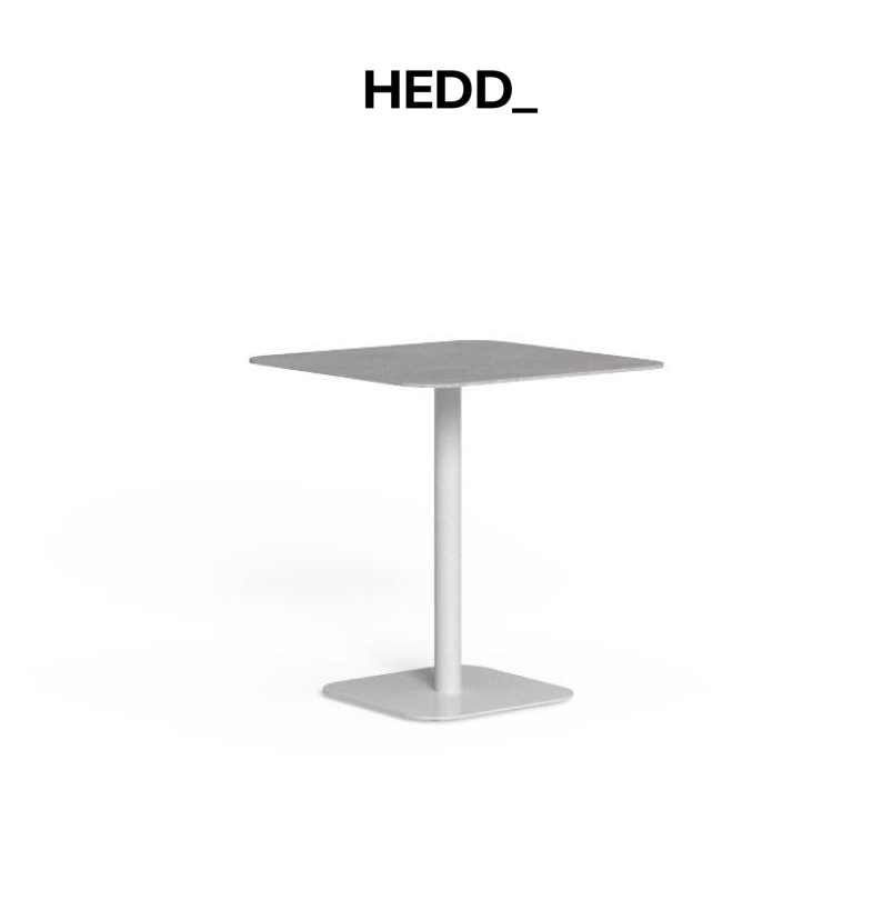Стол Moon//Alu Square Table