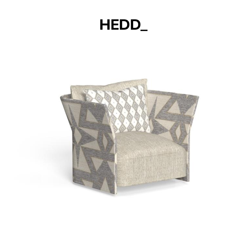 Кресло Cliff Fabric Lounge Armchair