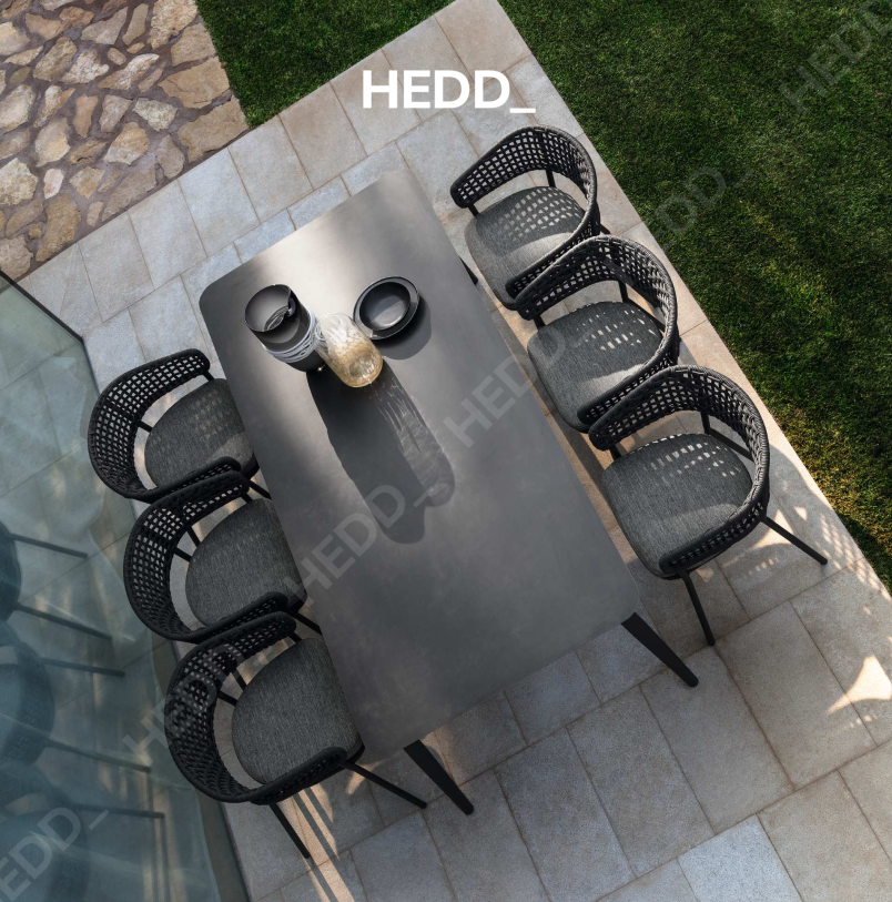Стол Moon//Alu Extendible Dining Table