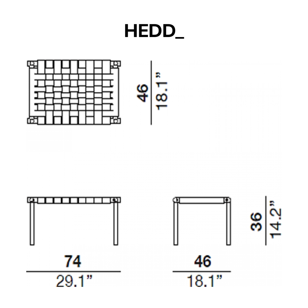 Банкетка Jared Bed