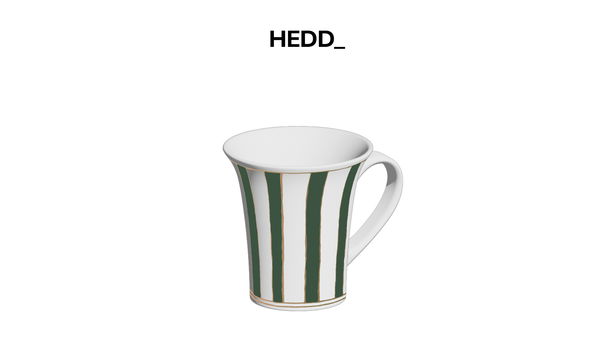 Кружка Striche Verdi e Oro