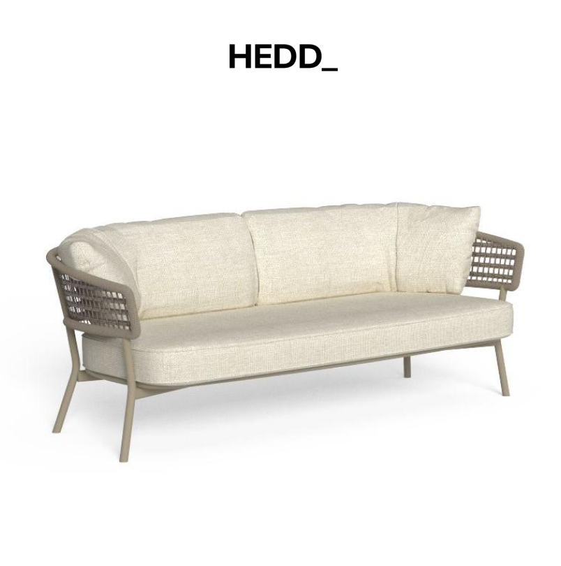 Диван Moon//Alu Two-Seater Sofa