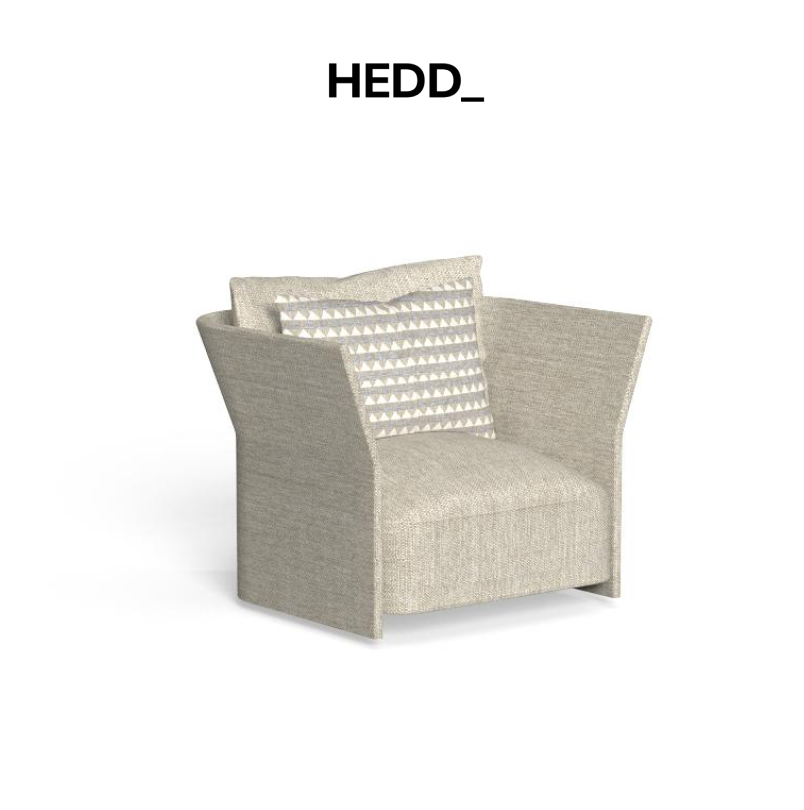Кресло Cliff Fabric Lounge Armchair