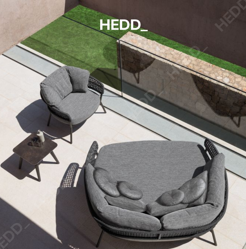 Кресло Moon//Alu Living Armchair