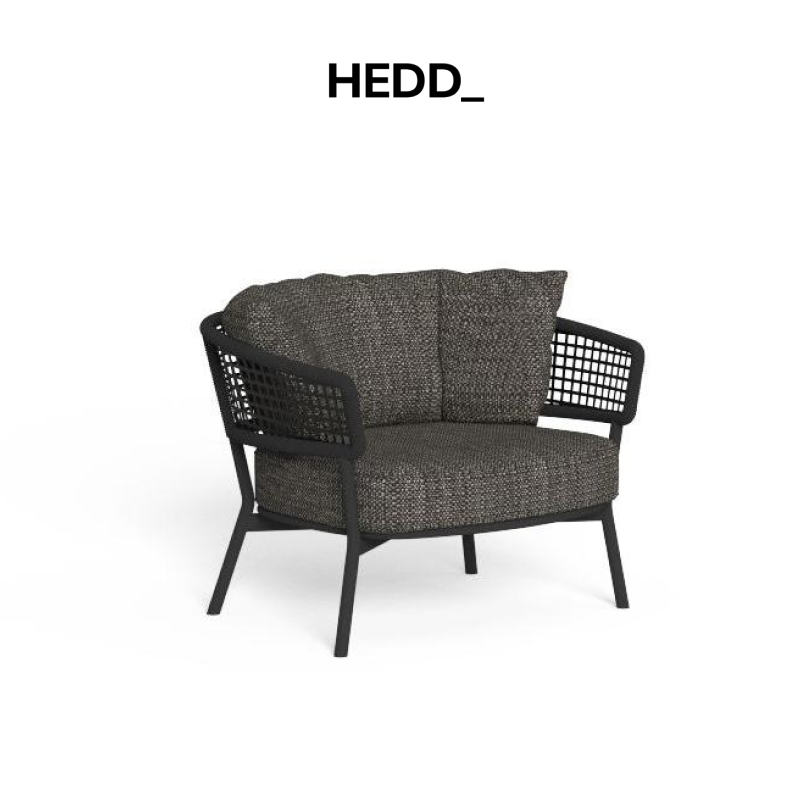 Кресло Moon//Alu Living Armchair